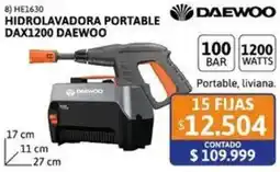 Cetrogar Daewoo hidrolavadora portable oferta