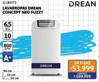 Cetrogar Drean lavarropas concept neo fuzzy oferta