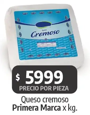 Autoservicio Capo Primera marca queso cremoso oferta