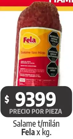 Autoservicio Capo Fela salame t/milán oferta