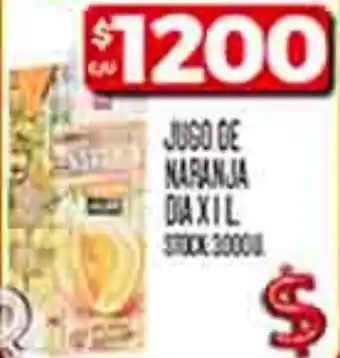 Supermercados DIA Dia jugo de naranja oferta