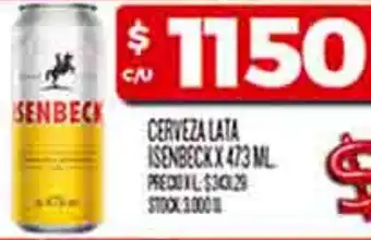 Supermercados DIA Isenbeck cerveza lata oferta