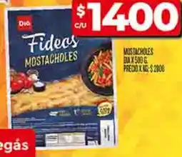 Supermercados DIA Dia mostacholes oferta