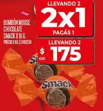 Supermercados DIA Bombón mouse chocolate smack oferta