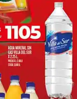 Supermercados DIA Villa del sur agua mineral sin gas oferta