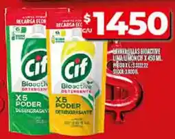 Supermercados DIA Cif lavavallas bioactive lima/umon oferta