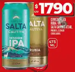 Supermercados DIA Salta cautiva cerveza en lata oferta