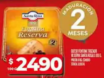 Supermercados DIA Santa rosa queso fontina trozado reserva a oferta