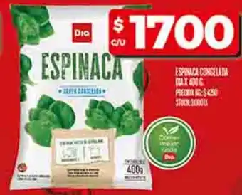 Supermercados DIA Dia espinaca congela oferta