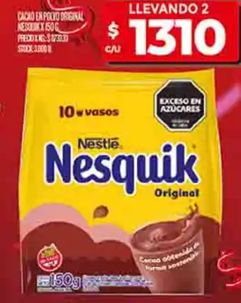 Supermercados DIA Nesquik oferta