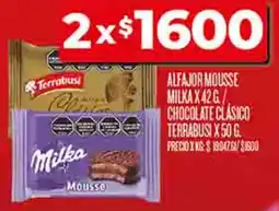 Supermercados DIA Milka o Terrabusi oferta