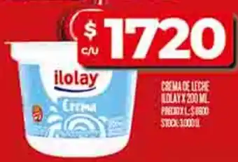 Supermercados DIA ilolay Crema oferta