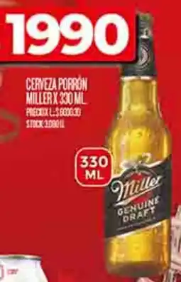 Supermercados DIA Miller cerveza porron oferta