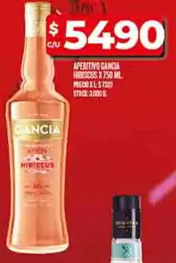 Supermercados DIA Gancia hibiscus aperitivo oferta