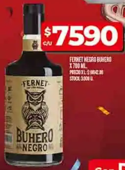 Supermercados DIA Buhero fernet negro oferta