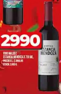 Supermercados DIA Estancia mendoza vino malbec oferta