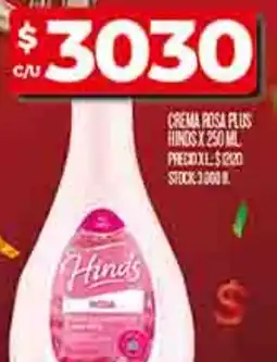 Supermercados DIA Hinds crema rosa plus oferta