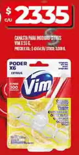 Supermercados DIA Vim canasta para inodoro citrus oferta