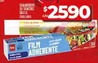 Supermercados DIA Film adherente oferta