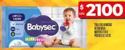 Supermercados DIA Babysec toallitas humedas ultrafresh oferta