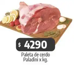 Autoservicio Capo Paladini paleta de cerdo oferta