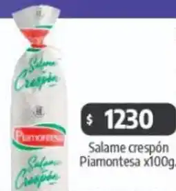 Autoservicio Capo Piamontesa salame crespón oferta