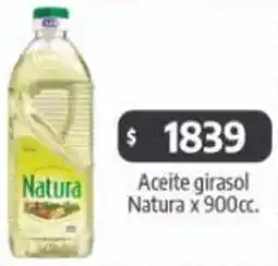 Autoservicio Capo Natura aceite girasol oferta