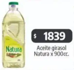 Autoservicio Capo Natura aceite girasol oferta