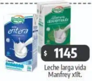 Autoservicio Capo Manfrey leche larga vida oferta