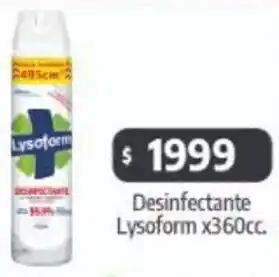 Autoservicio Capo Lysoform desinfectante oferta