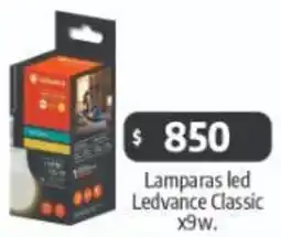 Autoservicio Capo Lamparas led ledvance classic oferta