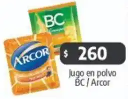 Autoservicio Capo Jugo en polvo bc/arcor oferta