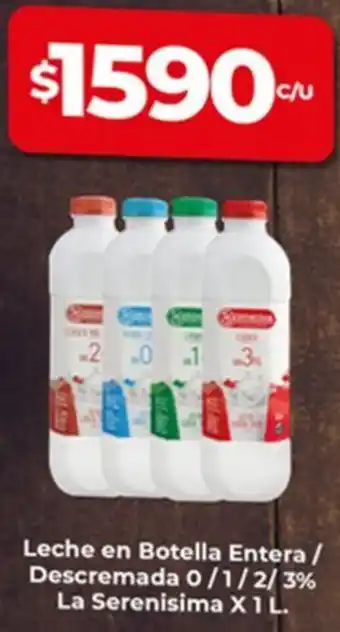 Supermercados DIA La serenisima leche en botella oferta