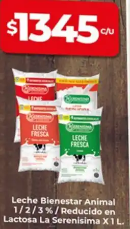 Supermercados DIA La serenisima leche bienestar animal oferta