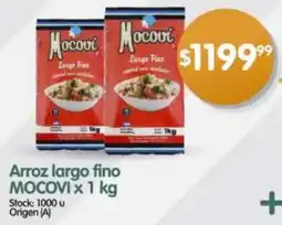 Supermercados Buenos Días Mocovi arroz largo fino oferta