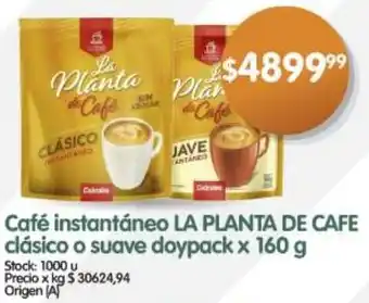 Supermercados Buenos Días La planta de cafe café instantáneo clásico o suave doypack oferta