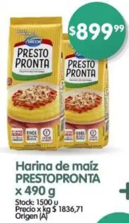 Supermercados Buenos Días Prestopronta harina de maíz oferta