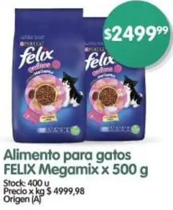 Supermercados Buenos Días Felix megamix alimento para gatos oferta