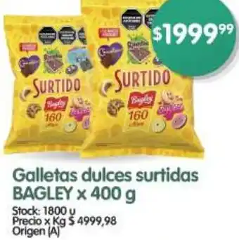 Supermercados Buenos Días Bagley galletas dulces surtidas oferta