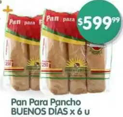 Supermercados Buenos Días Buenos días pan para pancho oferta