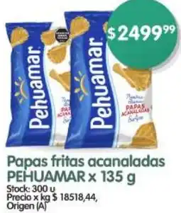 Supermercados Buenos Días Pehuamar papas fritas acanaladas oferta