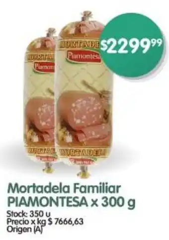 Supermercados Buenos Días Piamontesa mortadela familiar oferta