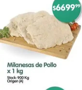 Supermercados Buenos Días Milanesas de pollo oferta