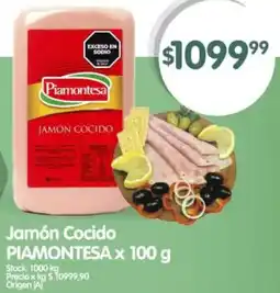 Supermercados Buenos Días Piamontesa jamón cocido oferta