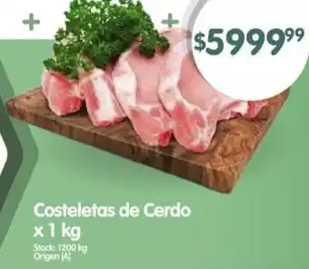 Supermercados Buenos Días Costeletas de cerdo oferta