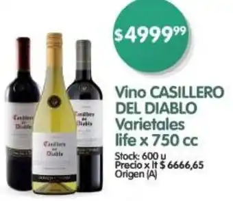 Supermercados Buenos Días Casillero del diablo vino oferta