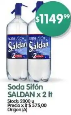 Supermercados Buenos Días Saldan soda sifón oferta