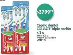 Supermercados Buenos Días Colgate cepillo dental triple acción oferta