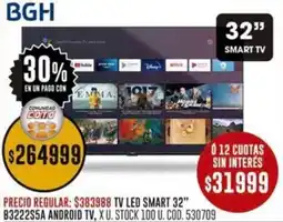 Coto Bgh smart tv 32" oferta