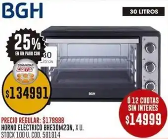 Coto Bgh horno eléctrico oferta